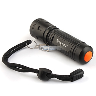 iParaAiluRy® New Aluminum LED Flashlight Torch Light MXDL 130 5W 3XAAA Black Silver