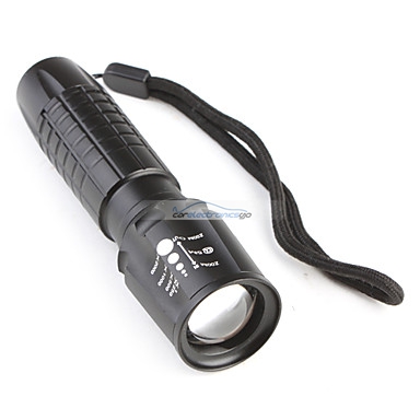 iParaAiluRy® New LED Telescopic Zooming Flashlight Torch Light High Power Aluminum CREE Q5 3-Mode 1x18650 - Click Image to Close