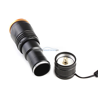 iParaAiluRy® New LED Focusing Zooming Flashlight Torch Light High Power Aluminum CREE Q5 1x16340