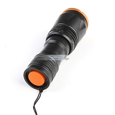 iParaAiluRy® New LED Focusing Zooming Flashlight Torch Light High Power Aluminum CREE Q5 1x16340