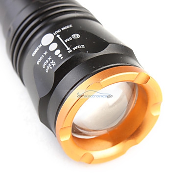 iParaAiluRy® New LED Focusing Zooming Flashlight Torch Light High Power Aluminum CREE Q5 1x16340