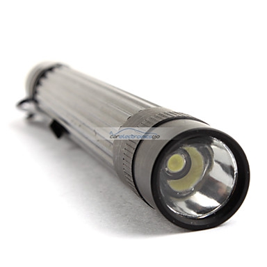 iParaAiluRy® New Aluminum LED Flashlight Torch Light FX RC-7002 3W 2XAAA Black - Click Image to Close