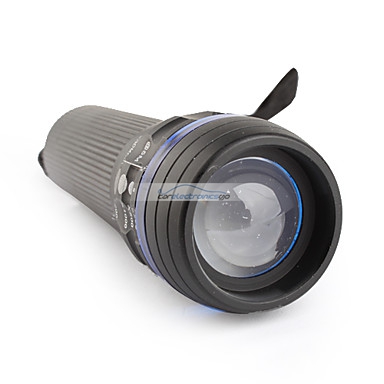 iParaAiluRy® New Flashlight Torch Light MXDL 3W LED 3-mode Focus Zooming 3xAAA Blue Yellow