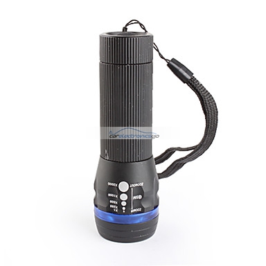 iParaAiluRy® New Flashlight Torch Light MXDL 3W LED 3-mode Focus Zooming 3xAAA Blue Yellow