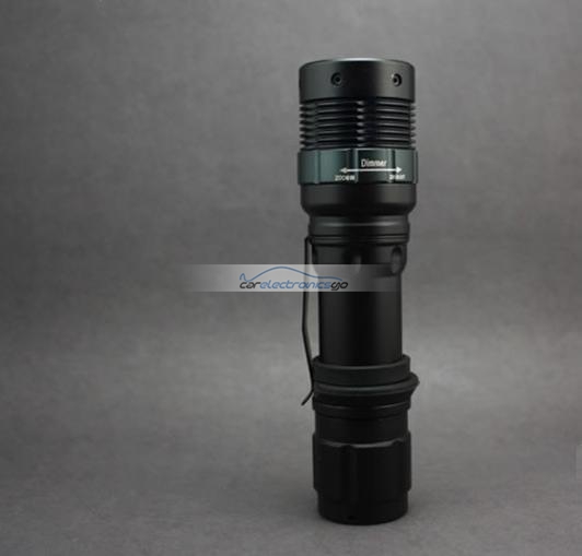 iParaAiluRy® New Flashlight Torch CREE SA25 Q5 LED 7W 400 Lumen Zoomable (1x18650/3xAAA)