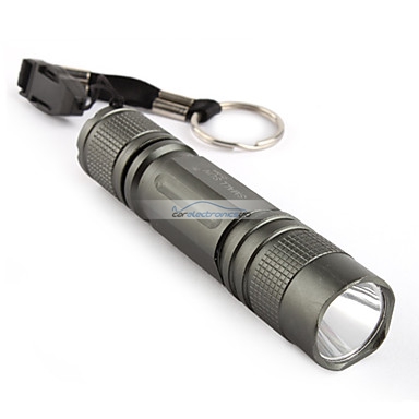 iParaAiluRy® New Aluminum LED Flashlight Torch FX Small Sun ZY-309 1W 1xAA Military Green - Click Image to Close
