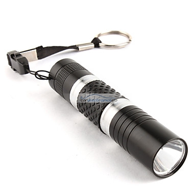 iParaAiluRy® New Aluminum LED Flashlight Torch Light Small Sun ZY-554 1W 1xAA - Click Image to Close