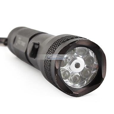 iParaAiluRy® New LED Mid-button Switch Flashlight Torch FX Small Sun ZY-560 7+1 1XAA 7 White Light LED+1 Red Laser