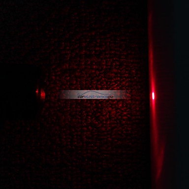 iParaAiluRy® New LED Mid-button Switch Flashlight Torch FX Small Sun ZY-560 7+1 1XAA 7 White Light LED+1 Red Laser