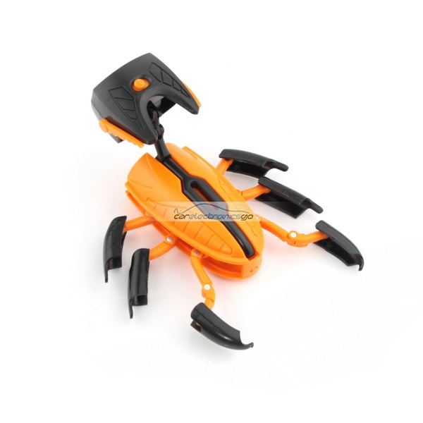 iParaAiluRy® New LED Flashlight With Orange Blk Plastic Transformable Beetle