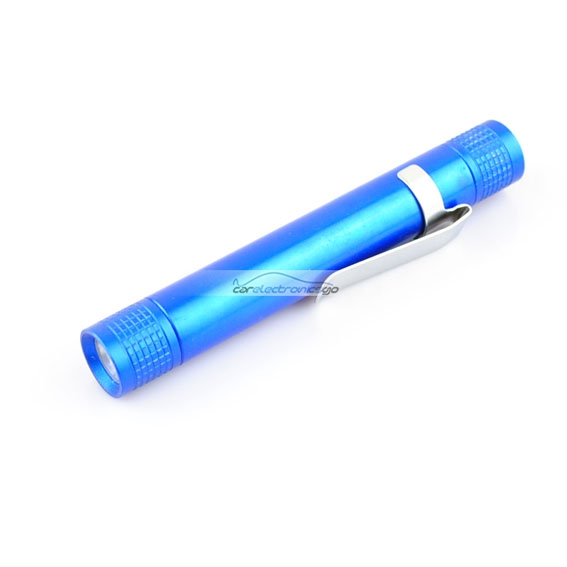 iParaAiluRy® New Mini 3W LED Flashlight Torch Aluminum w/Clip Blue