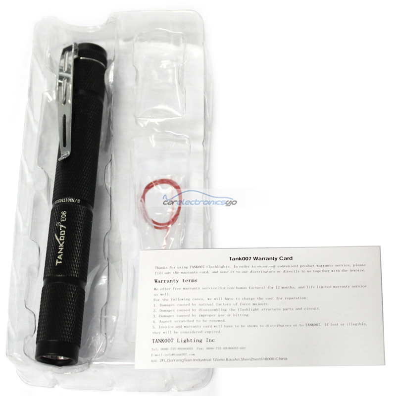 iParaAiluRy® New SSC U3 LED 120 Lumens 1 Mode AAA Battery Pocket Flashlight TANK007 E06