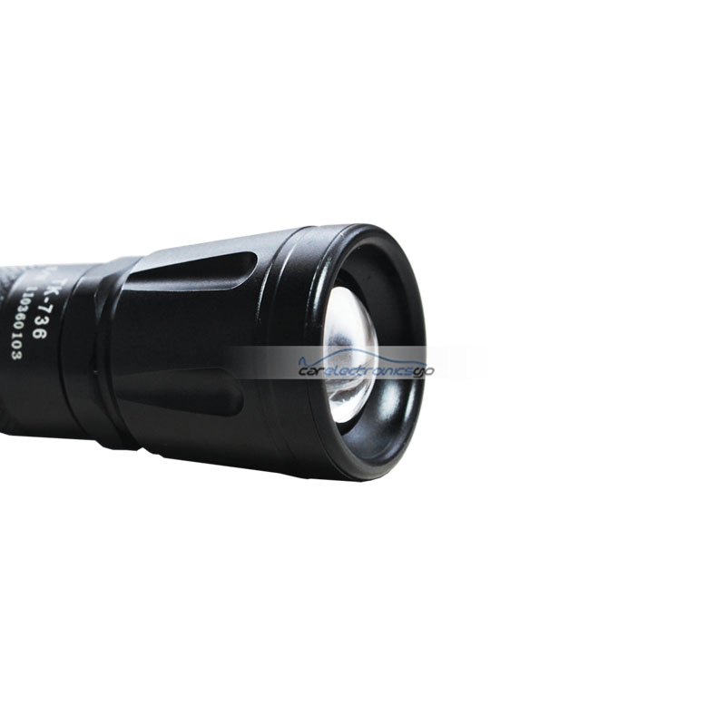 iParaAiluRy® TANK007 CREE Q5 New LED Waterproof Zoom Flashlight  230 Lumens 5 Mode Camping TK736
