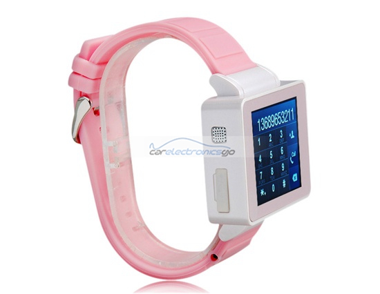 iParaAiluRy® 1.8" TFT Resistive Touch Screen Single SIM Card Watch Phone Quad Band with Bluetooth, MP3 & Recorde