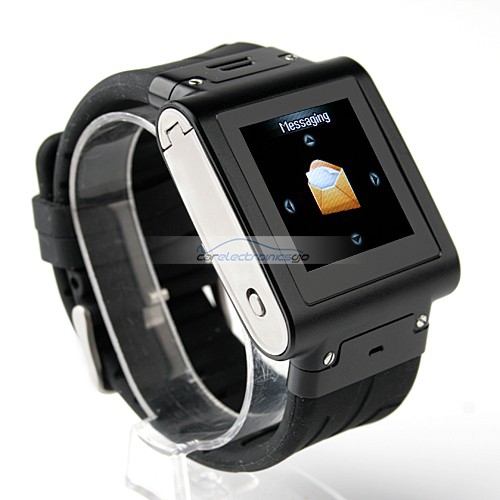 iParaAiluRy® MTK6225 W838 Watch Phone Quad Band Single SIM Card Java Camera Bluetooth FM 1.4 Inch Touch Screen 2GB