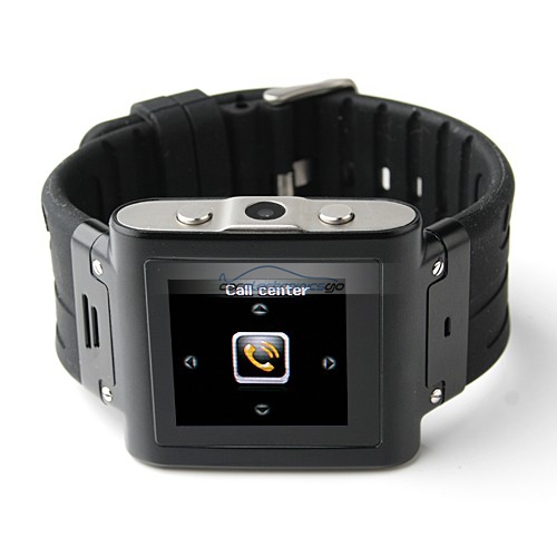 iParaAiluRy® MTK6225 W838 Watch Phone Quad Band Single SIM Card Java Camera Bluetooth FM 1.4 Inch Touch Screen 2GB