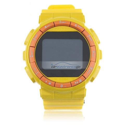 iParaAiluRy® GD920 Quad Band Bluetooth Camera 1.5 Inch Touch Screen Cellphone Watch Phone-Yellow MTK6225