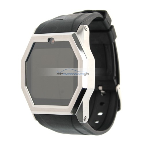 iParaAiluRy® TW520 Quad Band Java Bluetooth Camera 1.5 Inch Touch Screen Cellphone Watch Phone MTK6225 Black