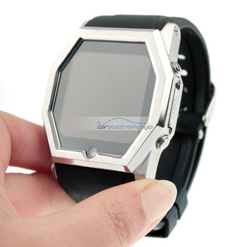 iParaAiluRy® TW520 Quad Band Java Bluetooth Camera 1.5 Inch Touch Screen Cellphone Watch Phone MTK6225 Black