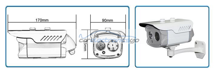 iParaAiluRy® 2Mega pixels HD Wired IP Network Camera White