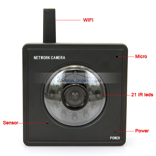iParaAiluRy® Surveillance Wireless Network Camera Support WIFI Motion detection Night Vision