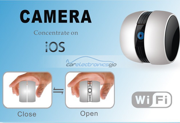 iParaAiluRy® Wireless portable WiFi GooGo Camera for iPhone Apple iOS and Android Mobile Phone / Tablet PC