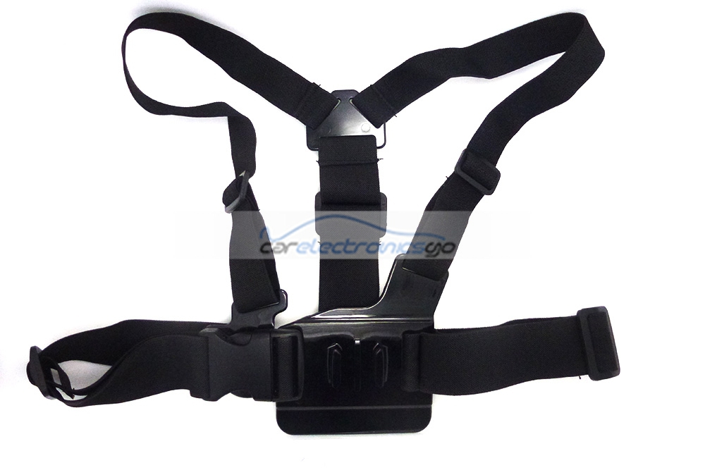iParaAiluRy® A Model - Chest Body Strap For GoPro  Hero 3/2/1, with 3-way adjustment base, shape the same as original one