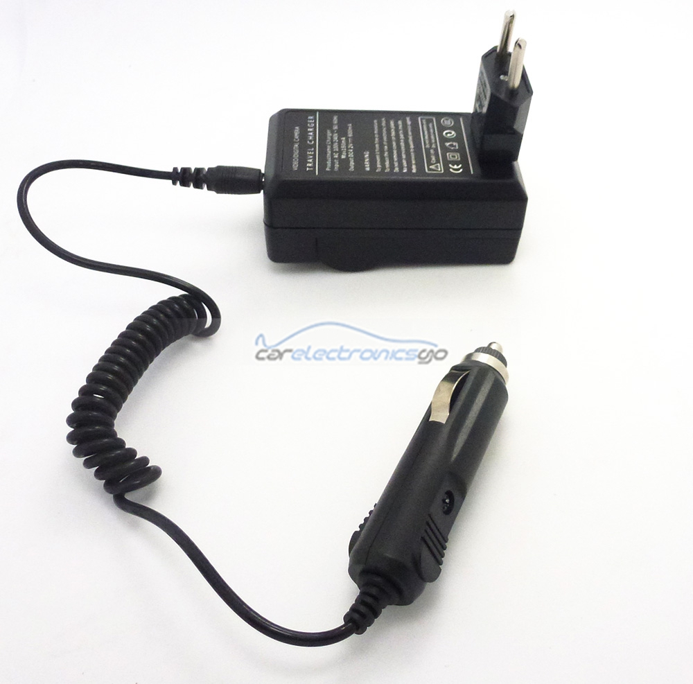 iParaAiluRy® AC Charger & Car Charger for GoPro AHDBT-201 battery(US or EU plug)