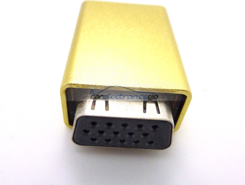 iParaAiluRy® HDMI to VGA Mini Converter HDMI Male to VGA Female Mini Adapter for PC Monitor