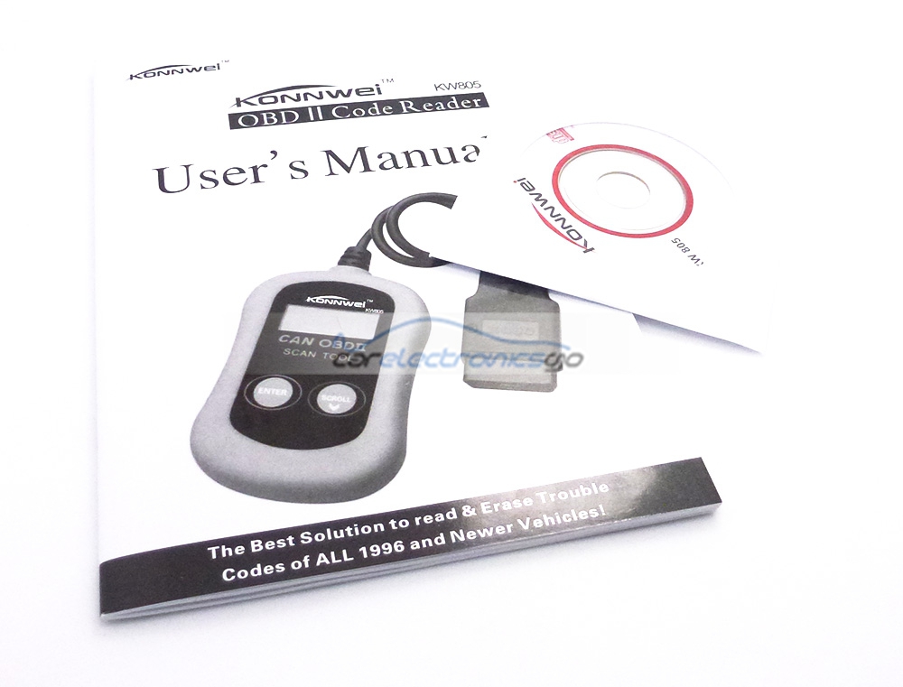 iParaAiluRy® Car Diagnostic Tool KONNWEI KW805 Code Scanner Fault Reader CAN OBD2 OBD II EOBD ENGINE MANAGEMENT