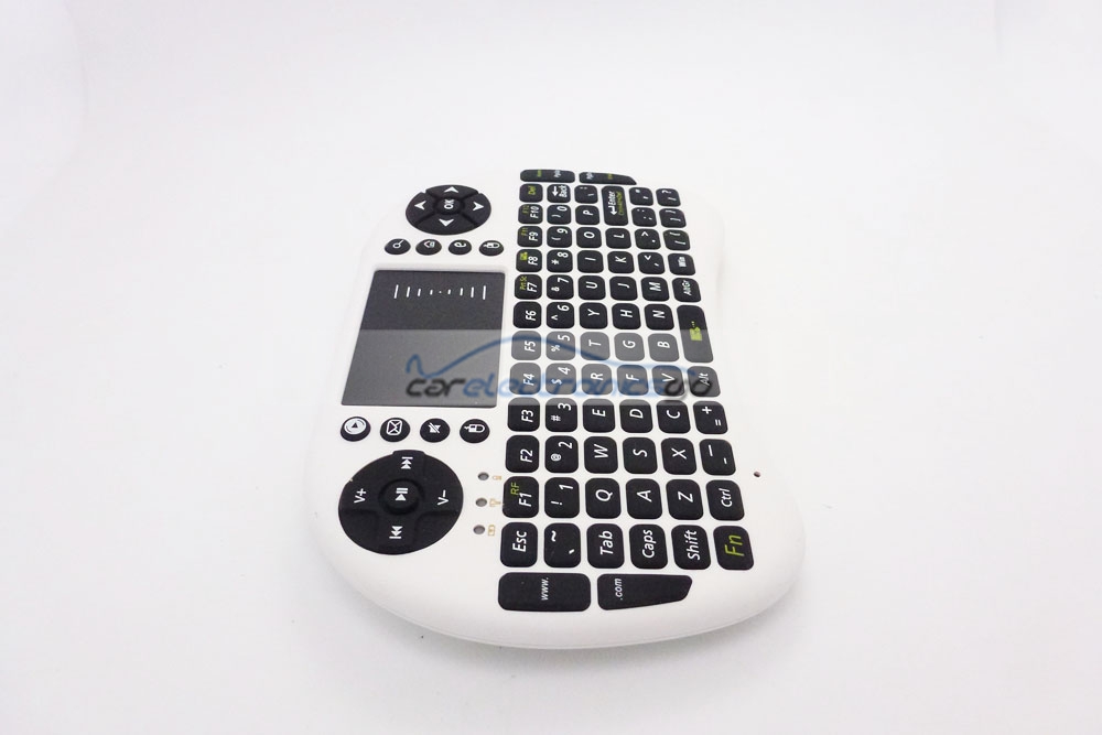 iParaAiluRy® New 2.4GHz Wireless 500-RF White Mini Touch Pad Keyboard With US Layout For PC/smart TV/Android TV box