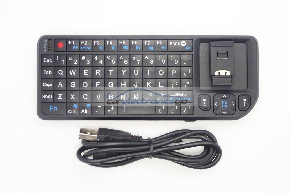 iParaAiluRy® New K100-RF 2.4GHz Wireless Mini Touch Pad Keyboard 72 Keys For PC/smart TV/Android TV box With US Layout
